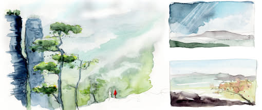 After Work - Kursreihe: Landschaften, Wind & Wetter sketchen – trocken und nass