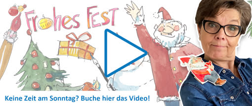 Kompaktkurs (Aufzeichnung): Einfach fröhliche Weihnachtsmotive sketchen!
