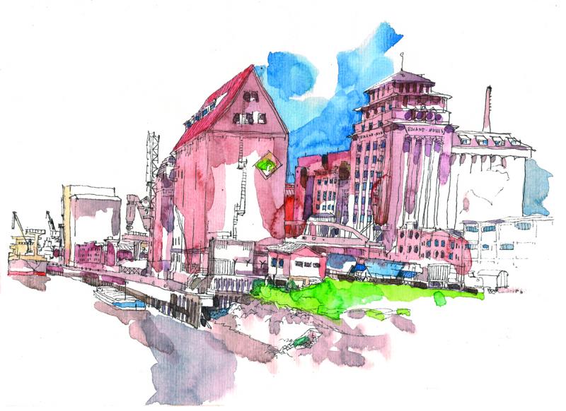 Urban Sketching im Winter