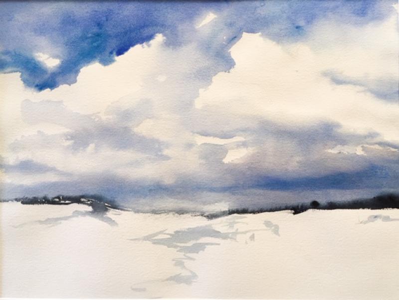 Aquarell leicht und locker - Wintermotive