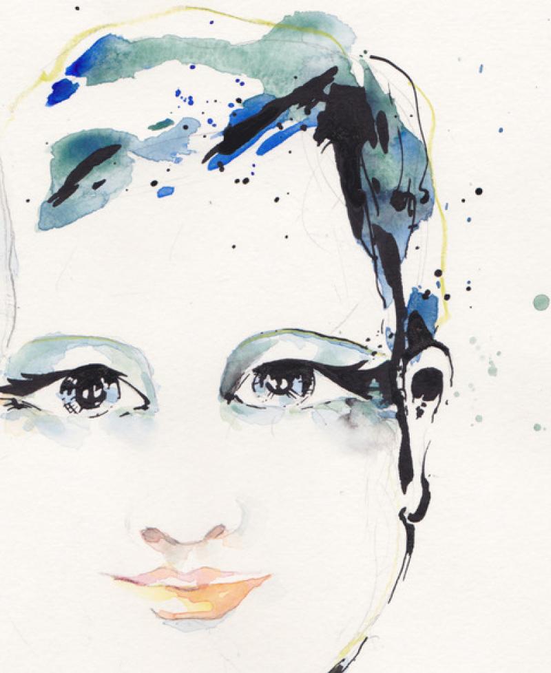 Aquarell Porträts & Tusche