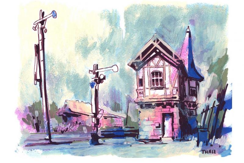Farbstark & Kontrastreich - Stadtansichten mit Acrylmarkern und Mixed Media